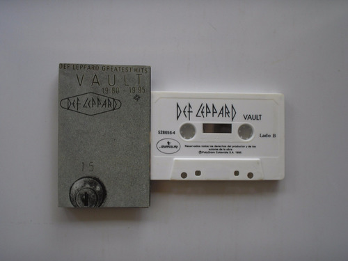 Def Leppard Vault Greates Hits Casete Printed Colombia1995