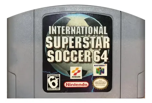 Original International Superstar Soccer 64 - Nintendo 64 | MercadoLivre