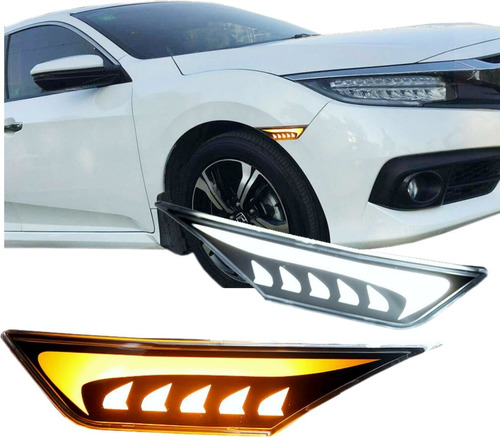 Direccionales Drl Led Honda Civic 2016 2017 2018 2019 2020