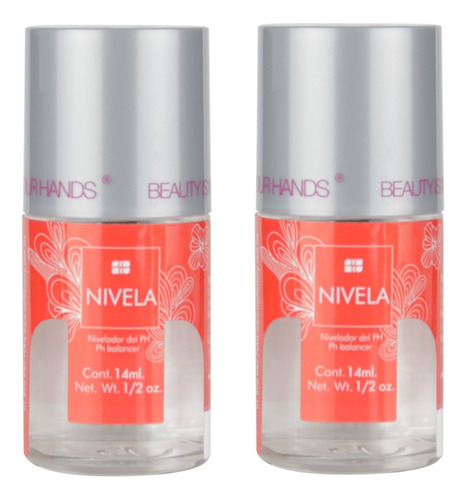 Pack Nail Factory Nivela Deshidratador Ph 2 Pz 14ml C/u