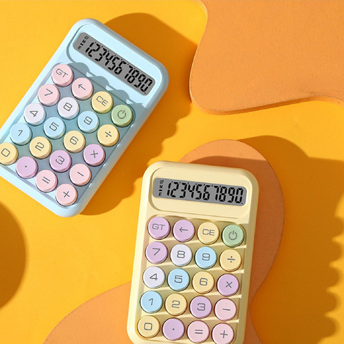 Botones Mecánicos De Calculadora De 10 Dígitos Pantalla