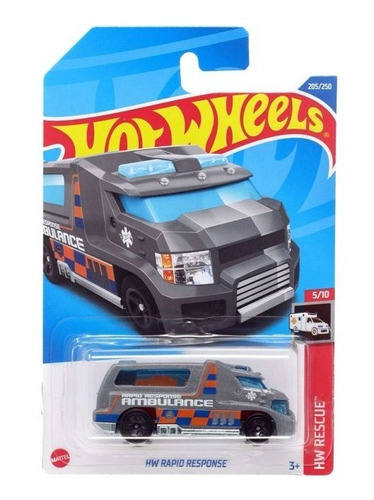 Hot Wheels Rapid Responder Ambulancia Villa Crespo