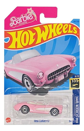 Hot Wheels Barbie The Movie 1956 Corvette Hw Scren Time