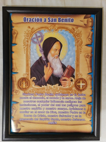 Cuadro De Oracion A San Benito