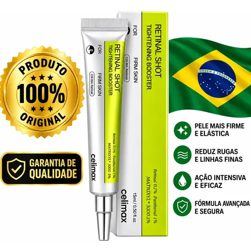 Creme Facial Retinal Shot 0.1% Coreano Anti-rugas Celimax Todo Tipo De Pele Noite