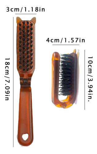 M De Cerdas Plegable Peine Plegable Para El Cabello De Pelo