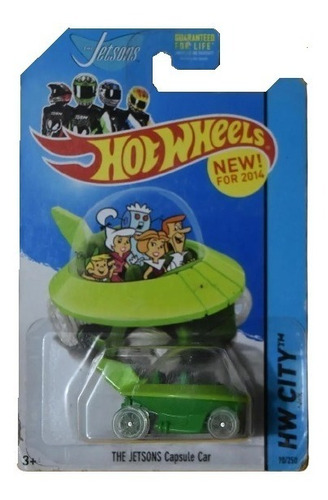 Hot Wheels The Jetsons Capsule Car #90 De Pelicula Unico!