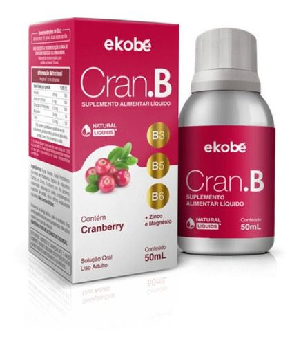 Cran B Gotas 50ml - Cranberry - Previne A Infecção Urinária
