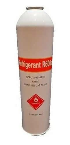Gas Refrigerante R-600a Botella De 400 Gramos 