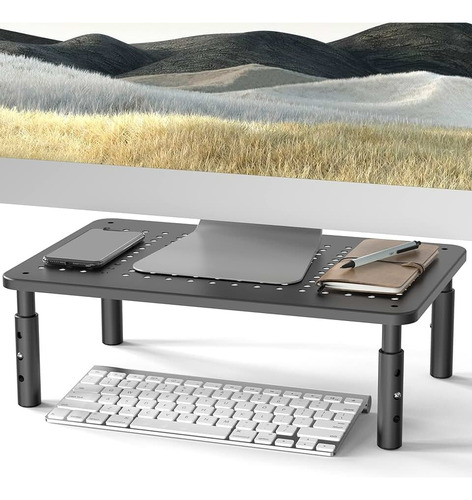 Base Monitor Soporte 3alturas Notebook Pc Impresora