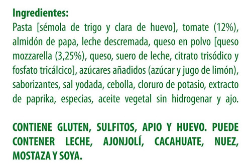 Pasta Lista Fusilli Tomate Y Mozzarella Knorr 72g