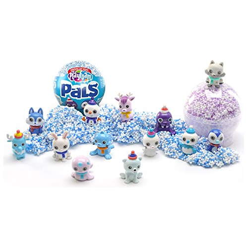 Playfoam Pals Snowy Friends - Paquete De 6 Juguetes Sen...