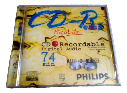Cd-r Philips 74min. Audio For Consumer P/ Gravadores De Mesa