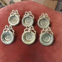 Comprar Tiradores De Bronce Antiguos Juego 4 Herrajes Luisxvi Manija