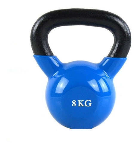 Pesa Rusa Kettlebell 8 Kg Cubierta Vinilo Excelente Calidad