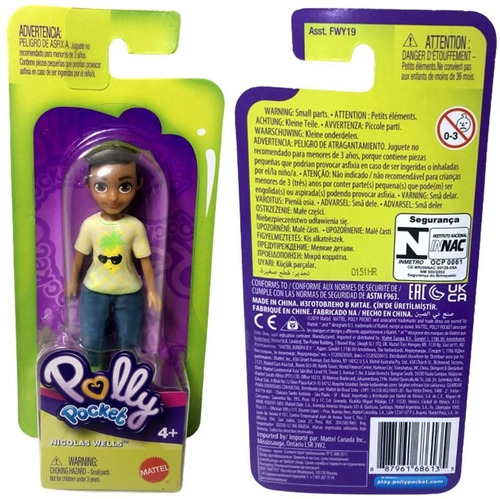 Imagem 4 de 4 de Mini Boneco Nicolas Wells Menino Da Polly Pocket Original