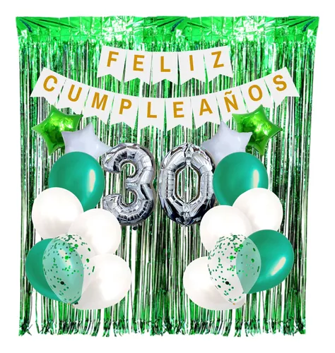 Combo De Globos Cumpleaños Súper Completo Decoración Números