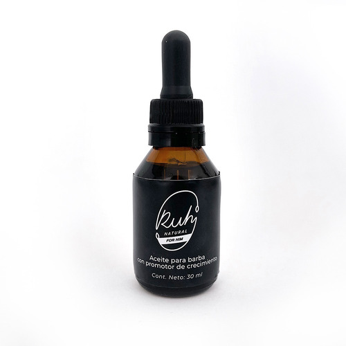 Aceite Estimulante Crecimiento De Barba Ruh Natural X2 Uni