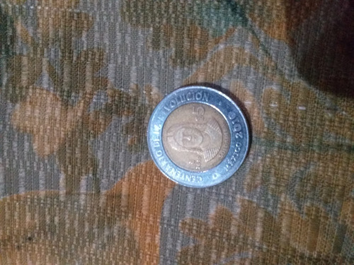 Moneda Centenario De La Republica De 5 Pesos Año 2010