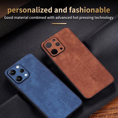 B Funda Trasera Retro Para Ropa De Piel Xiaomi Redmi 12