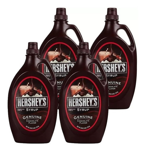 4 Jarabe De Chocolate Hershey´s 1360g X 4 - g