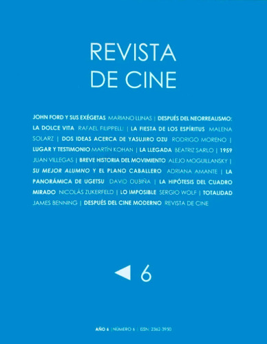 Revista De Cine Número 6 / Aa. Vv / Nuevo!