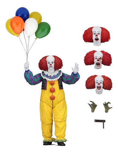 Neca Stephen King's It Pennywise Clown Ultimate 1990 Figura 