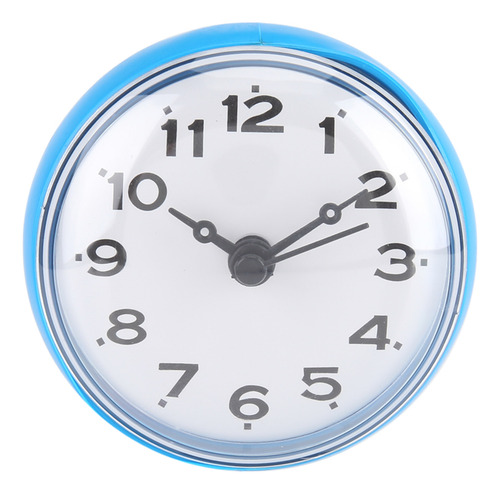 Reloj De Ducha Impermeable Con Ventosa Para Pared, Espejo, B