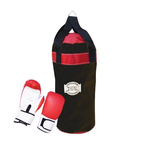 Bolsin Niños + Guante Box Juego Infantil Boxeo Cordura P