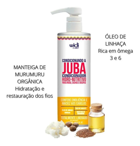 Kit Widi Care Juba Cachos Shampoo E Condicionador 500ml