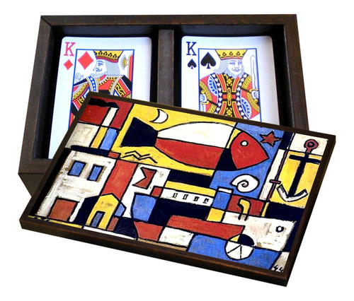 Juego De Naipes Personalizado. Regalo Día Del Padre O Abuelo