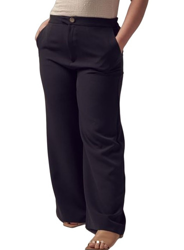 Pantalon Sastrero Palazzo Elegante Talles Grandes T6 A10