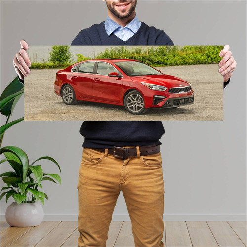 Cuadro 30x80cm Auto 2019 Kia Forte Auto 191