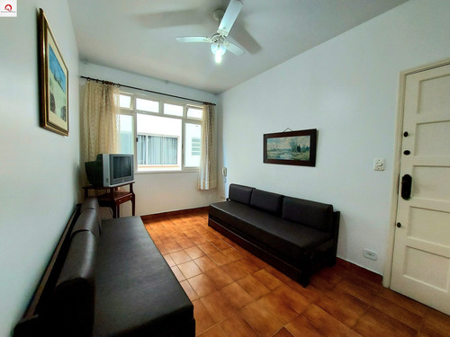 Imagem 2 de 13 de Apartamento À Venda - 1 Dormitório - Sacada - Praia Das Astúrias - Guarujá/sp - Ap05609 - 69004468
