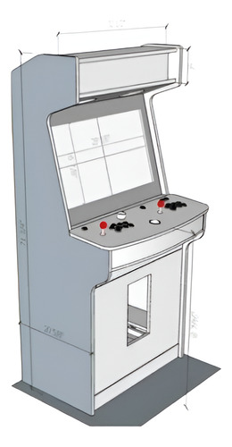 Projetos Medidas Arcade Fliperama + Vários Modelos