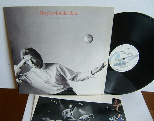 Vinilo Huey Lewis Small World 1988 Lp Perfect World, Be True