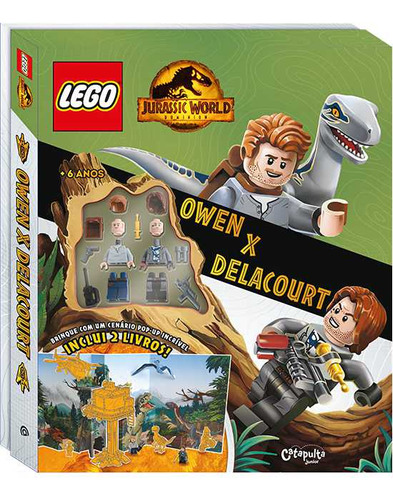 LEGO Jurassic World Owen X Delacourt, de es da Catapulta. Editora Catapulta, capa dura em português, 2023