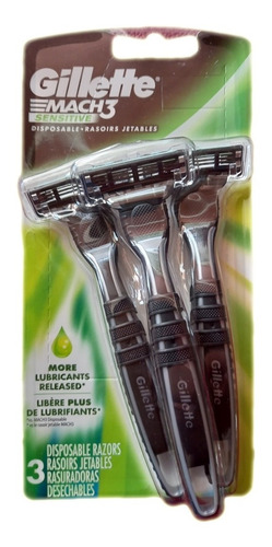 Imagen 1 de 1 de Afeitadora Gillette Mach3 Sensitive