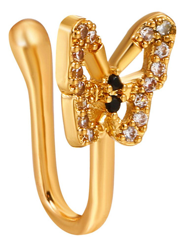 Anillo De Nariz Falsa Joyas Para El Cuerpo Estilo Indio