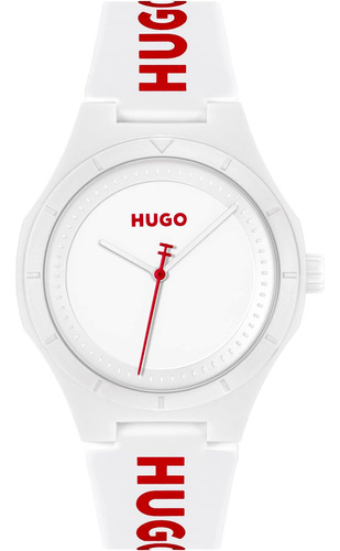 Hugo Lit For Him Reloj De Pulsera De Silicona De Cuarzo 3h P