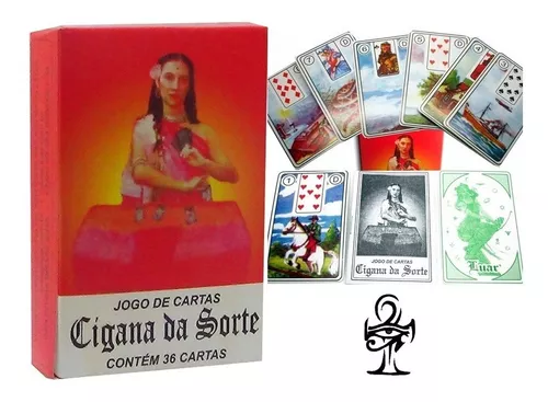 Baralho Cigano Jogo de Cartas Cigana da Sorte em Promoção na