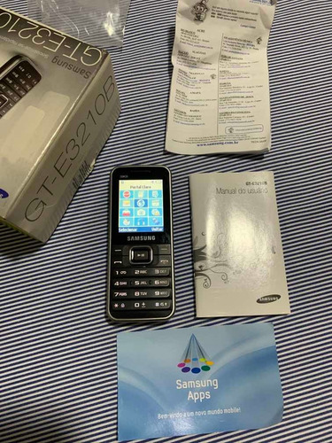 Celular Samsung Gt-e3210b Na Caixa Original Com Manual