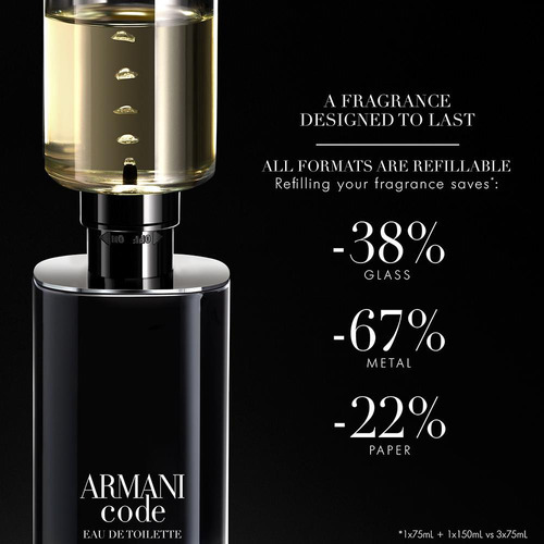 Armani Code Refill Edt 150 Ml Hombre Giorgio Armani