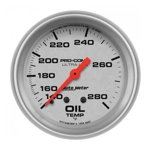 Autometer Temperatura De Aceite Fahrenheit 4441