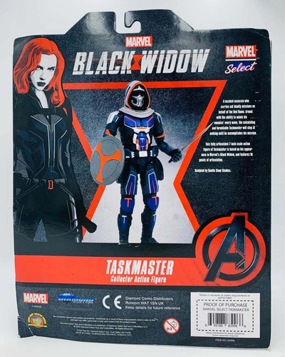 ### Diamond Marvel Select Black Widow Taskmaster ###