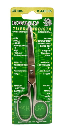 Imagen 1 de 1 de Tijera Modista 15cm. Regal Profesional Costura