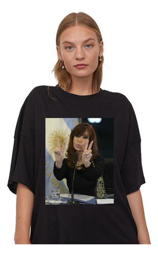Remera Unisex Cristina Kirchner Peronismo Personalizada