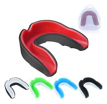 5 Pack Mouth Guard, Menoly Sprots Mouthguard For Footbal Ssb