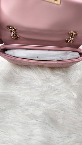 Bolsa Guess Vg959670 Nueva 100 % Original Con Etiqueta Rosa Claro Lisa Níquel Rosa Claro