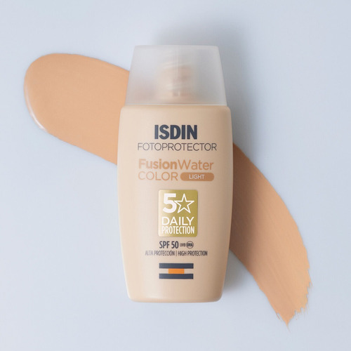 Fotoprotector Isdin Fusion Water Color Ligth  Spf 50 X 50ml